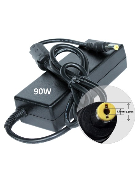 Cargador para portátil Acer / Asus / Toshiba 90W 19V 4.74A 5.5 mm x 1.7 mm / 4751