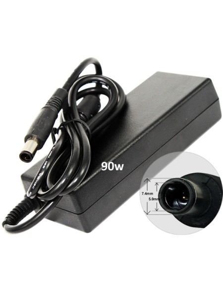 Cargador compatible para portátil HP / Compaq 90W 19V 4.74A 7.4 mm x 5.0 mm / 4775