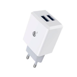 Cargador de red Usb x2 / 12w / Blanco / Jody NA0344 / One+