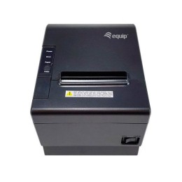Impresora tickets termica Equip / Papel 80mm / Serie / USB / Rj45 / Negra / eq351003
