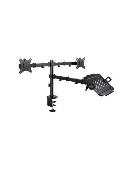 Soporte de mesa para 2 pantallas y 1 Portátil / 17 - 32 Pulg. / Db1202tn-b