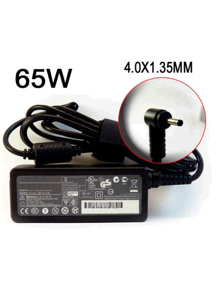 Cargador para portátil Asus 65W 19V 3.42A 4.0 mm x 1.2 mm