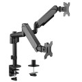 ÷ Soporte de mesa equip 650133 para 2 pantallas 17
