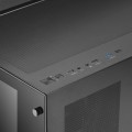 ÷ Caja e-atx torre gaming mars gaming mcv3 black xxl premium custom doble ventana de cristal templado