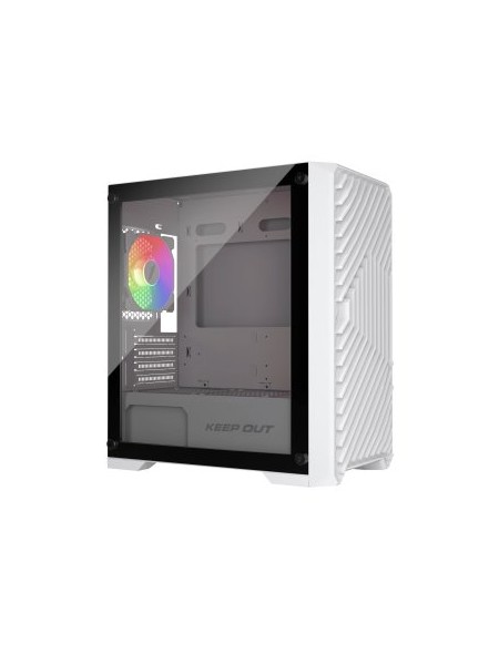 ÷ Caja microatx keep out xc-220w glass 1x3.5? 2x2.5? 1xusb2.0 2xusb3.0 gpu max 330mm latcristal templ