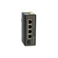÷ Switch industrial level one igp-0501 5p poe giga y 1p sfp 240w carril din
