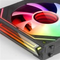 ÷ Ventilador interno arg dinamico mars gaming mf-linkfinity black modulares pwm 120mm 360? ventilador