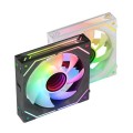 ÷ Ventilador interno arg dinamico mars gaming mf-linkfinity black modulares pwm 120mm 360? ventilador