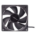 ÷ Ventilador interno unyka 90mm color negro 7 aspas