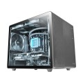 ÷ Caja microatx cube gaming mars gaming mcm pro black frontal mesh dise?o cube 3xventiladores 120mm rg