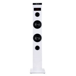 ÷ Altavoz torre port?til ngs sky charm 50w bluetooth usb radio aux entrada optica color blanco