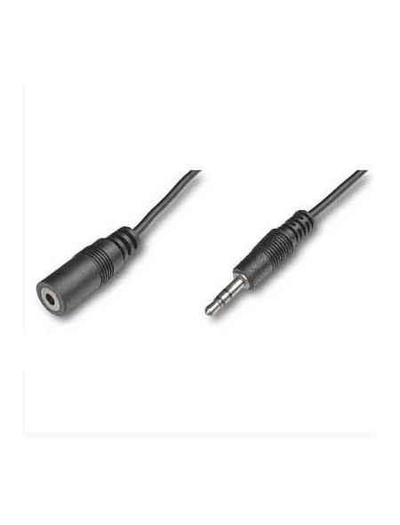 ÷ Cable audio mini jack 3.5mm macho-hembra 2.5metros equip