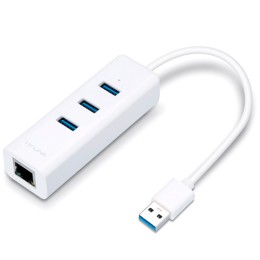 ÷ Conversor tp-link ue330 de usb3.0 a ethernet gigabit con hub 3p usb3.0