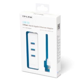 ÷ Conversor tp-link ue330 de usb3.0 a ethernet gigabit con hub 3p usb3.0