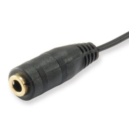 ÷ Cable audio mini jack 3.5mm hembra a 2 jack 3.5mm macho