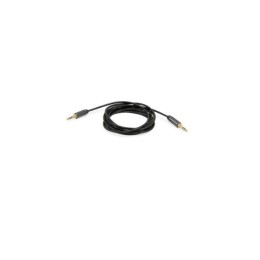 ÷ Cable audio mini jack 3.5mm macho a mini jack 3.5mm macho carcasa metalica alta calidad 2.5m