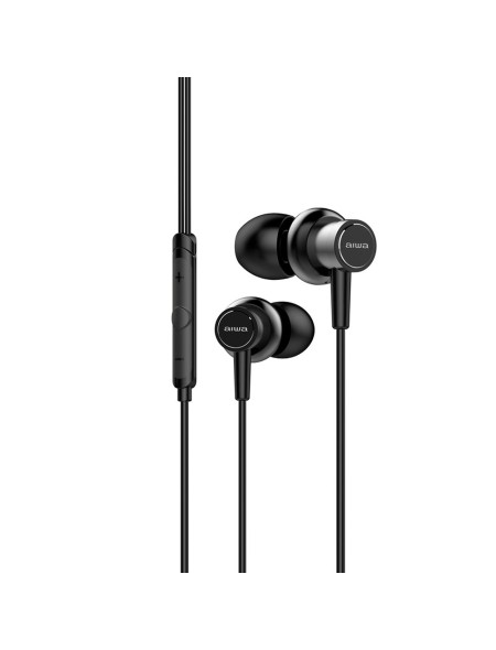 ÷ Auricular intrauditivo aiwa estm-500bk black diamond carcasa de alumino driver 10mm con iman n40 y d