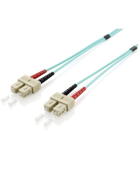 ÷ Cable fibra optica om3 duplex libre halogenos sc/sc 50/125u 10m