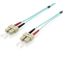 ÷ Cable fibra optica om3 duplex libre halogenos sc/sc 50/125u 10m