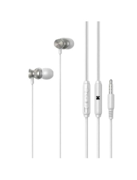 ÷ Kodak auriculares 170+ con microfono intrauditivos silicona plata
