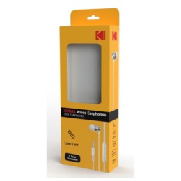 ÷ Kodak auriculares 170+ con microfono intrauditivos silicona plata
