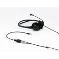 ÷ Adaptador rj9 a 3.5mm para conexion de headsets a telefono equip