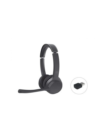 ÷ Headset bluetooth conceptronic polona04ba carga usb-c cancelacion de ruido manos libres 40hrs