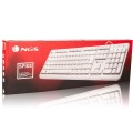 ÷ Teclado ngs multimedia spike usb 12 teclas multimedia color blanco