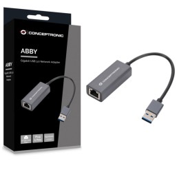 ÷ Adaptador usb 3.0 a rj45 gigabit ethernet conceptronic compatible nintendo switch abby08g